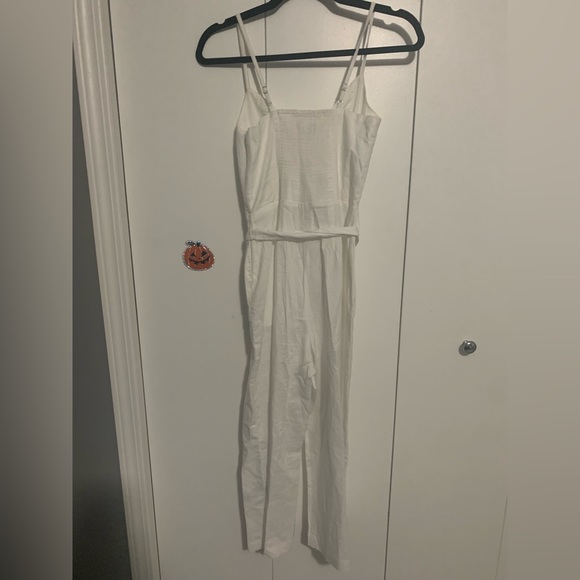Banana Republic Petite White Tank Romper (0) - Picture 5 of 5